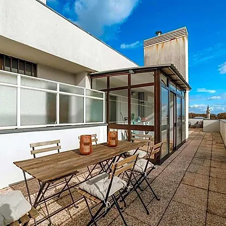 Center Grand With Seaview Terrace By Vacationy Apartmán Porto