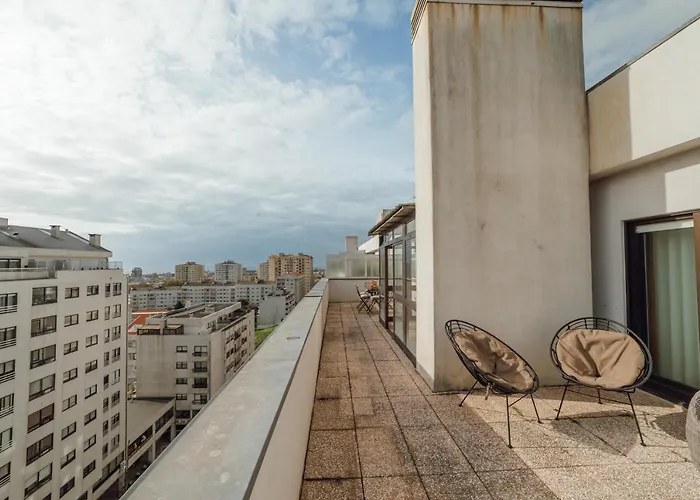 Center Grand With Seaview Terrace By Vacationy Apartmán Porto